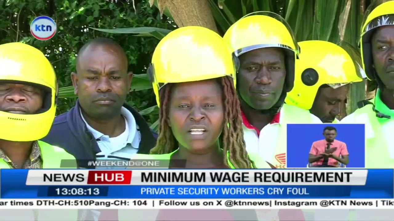 Minimum wage requirement: Private security workers cry foul