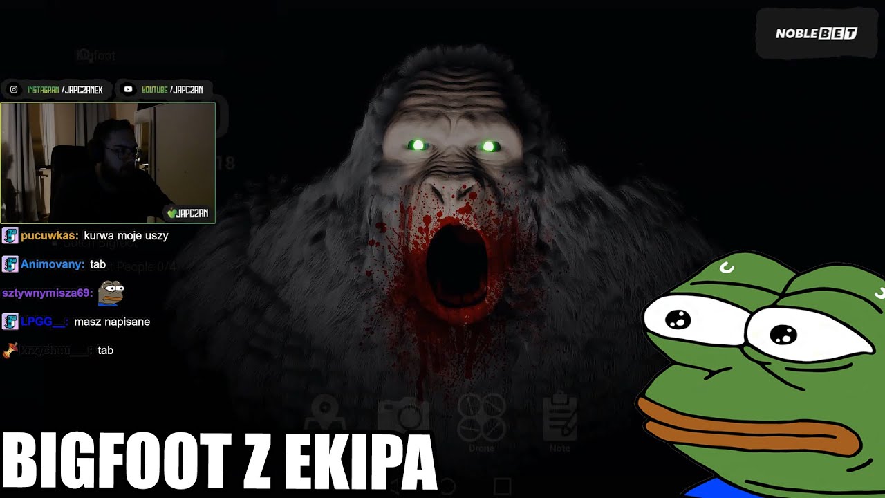 JAPCZAN NA TROPIE WIELKIEJ STOPY - BIGFOOT Z EKIPĄ