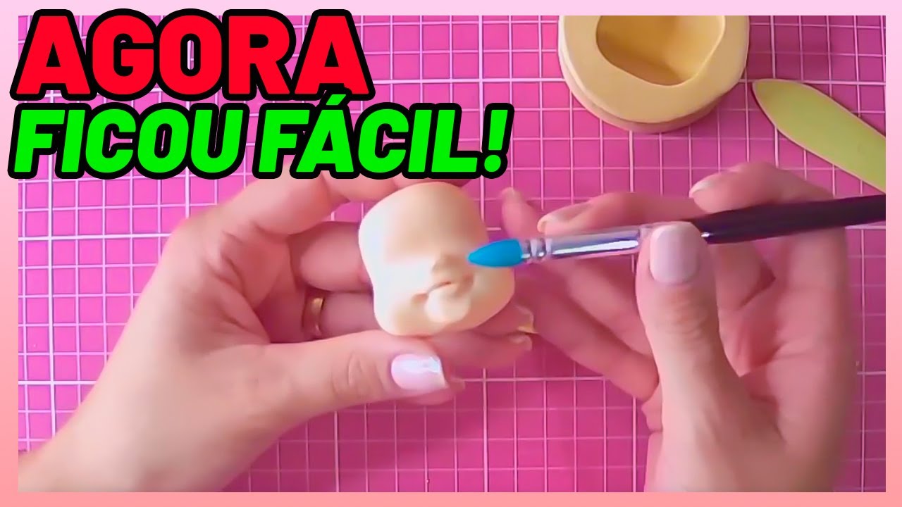 [VEJA] Rostinho de Biscuit  com e sem Molde