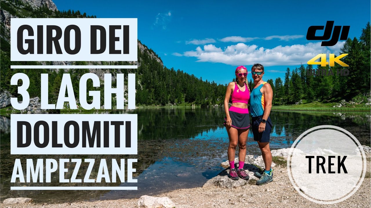 Giro dei 3 laghi, rif. Croda da Lago, lago Federa ~ Dolomiti Ampezzane [cinematic drone 4K]