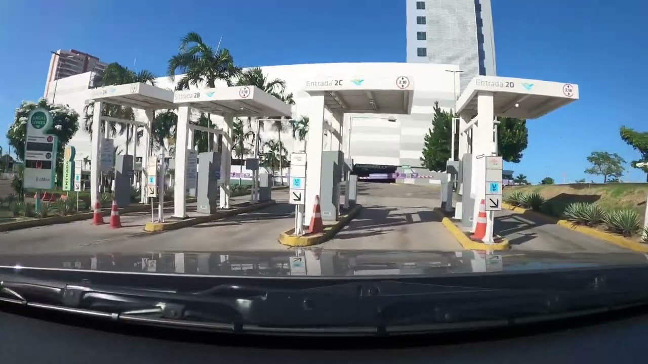 Driving from Caucaia to Fortaleza to Shopping Riomar Kennedy.