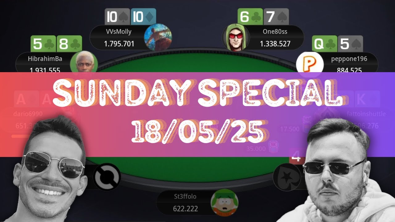 🇮🇹 &euro;100 Sunday Special 18/05/25 Bluff_yourMinds | VVsMolly | St3ffolo - Final Table Replay
