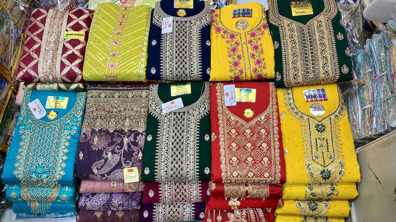 फ़ैन्सी festival collection , Heavy Georgette suits / Ladies suit wholesale Ashok kumar & son’s