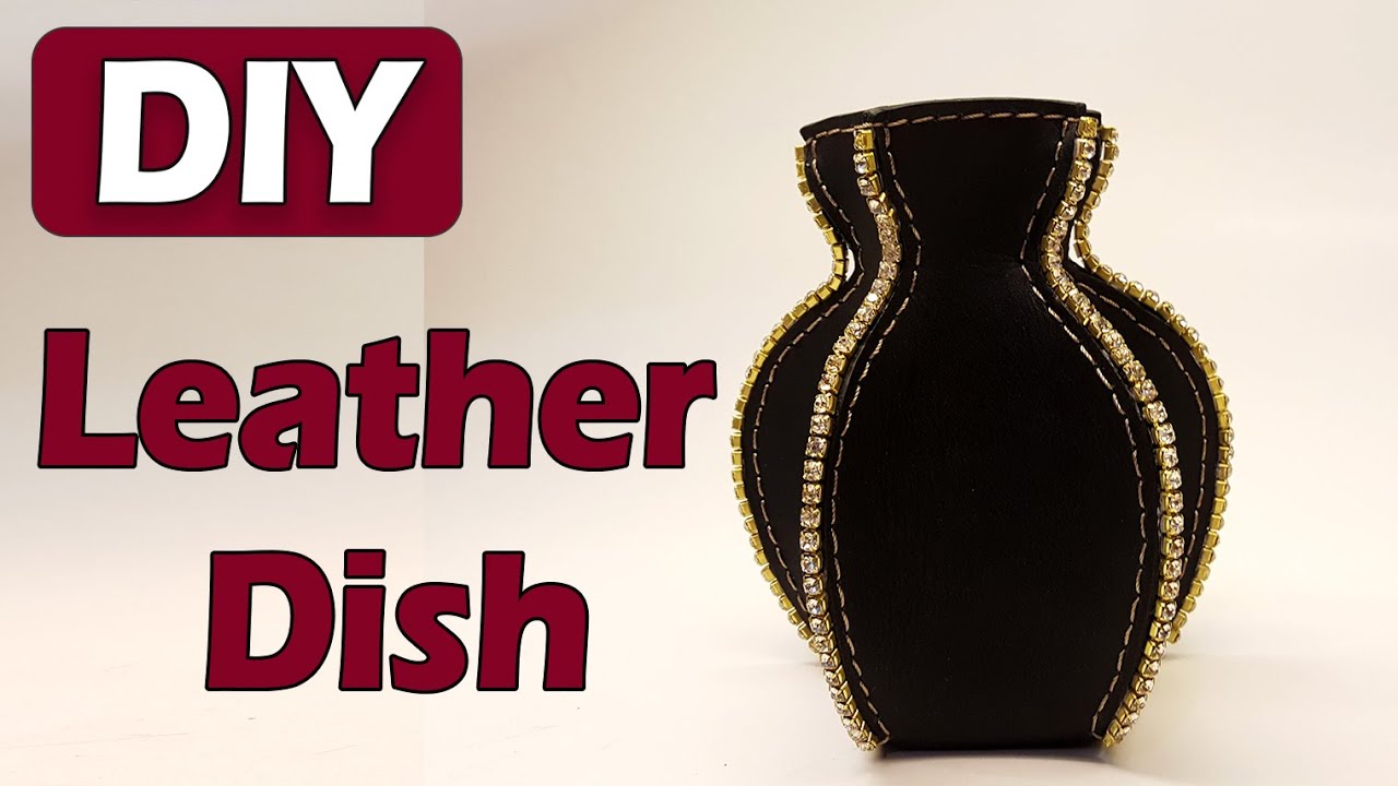 How to Make Leather Dish // DIY