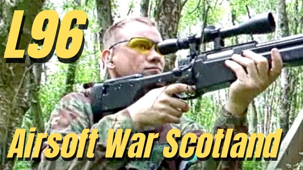 Airsoft War - L96 Snipers, Systema M4, The Fort, Scotland