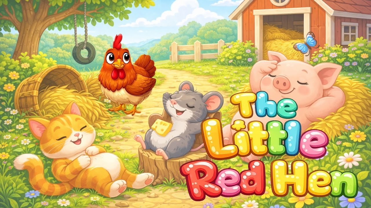 🎵 The Little Red Hen — Sing‑Along for Toddlers