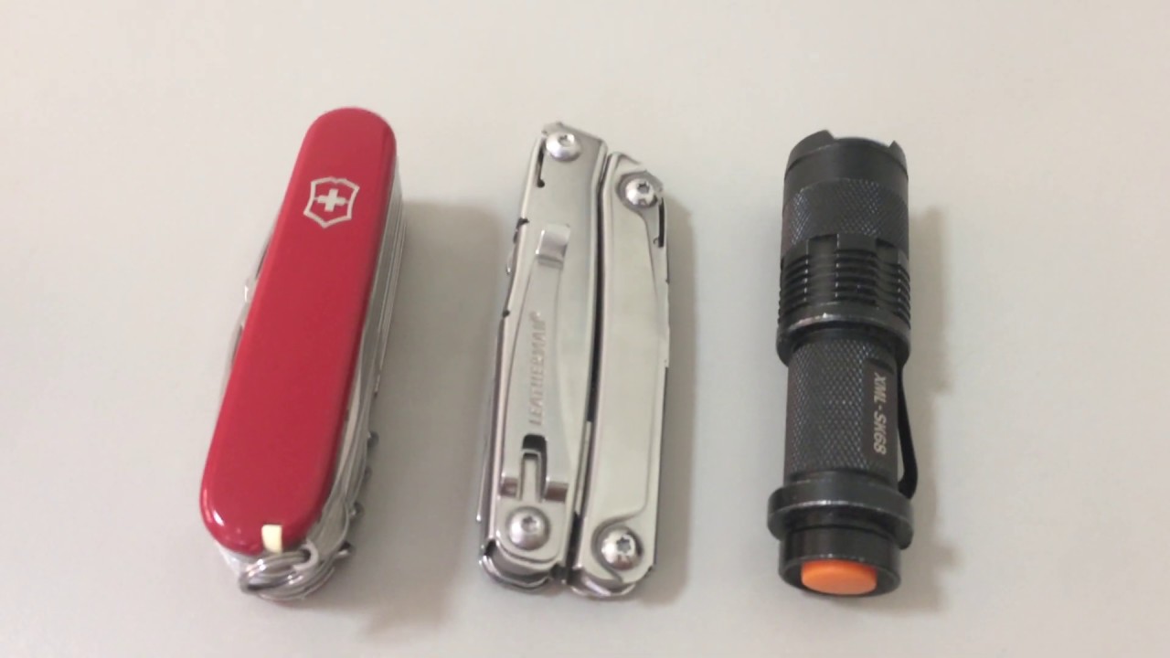 Meu Kit EDC urbano.