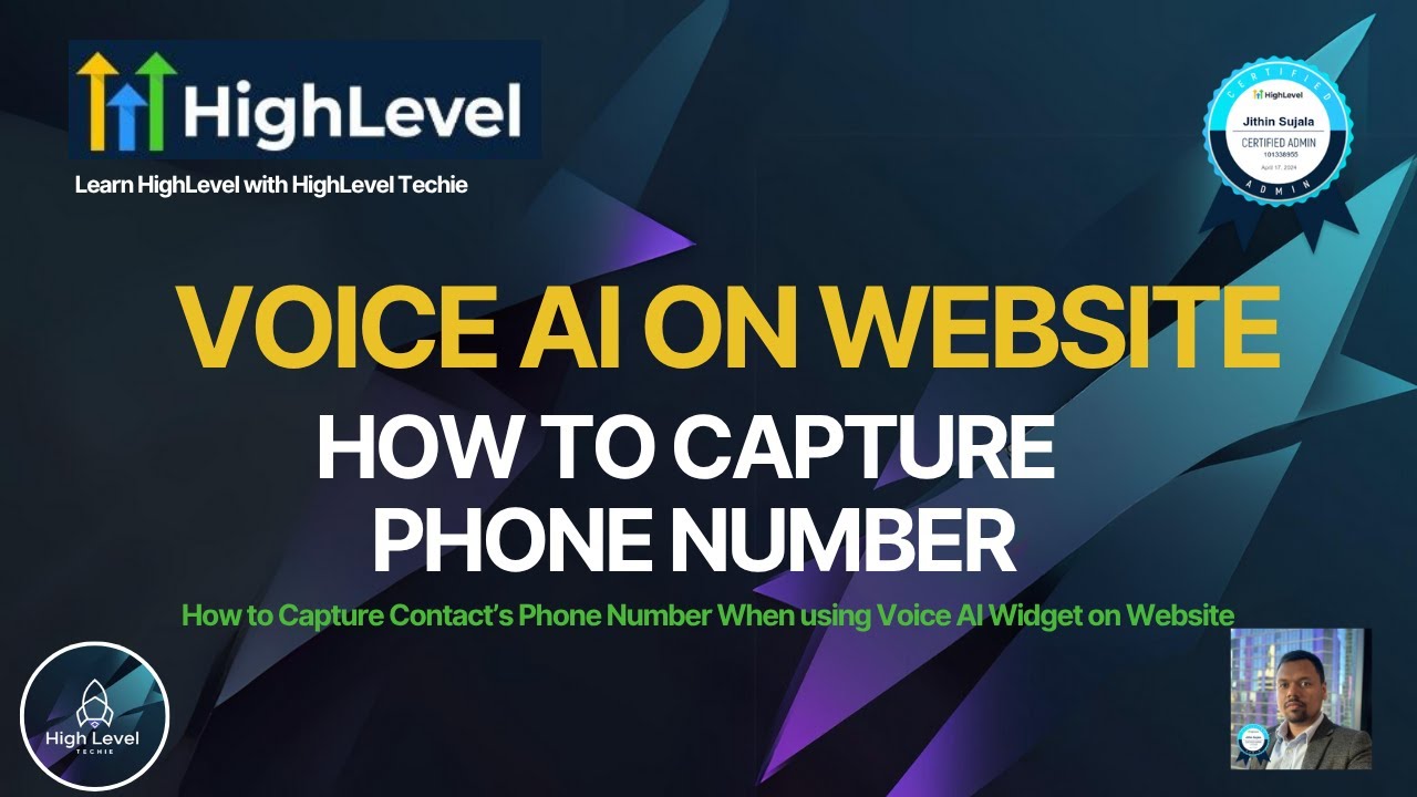 How to Capture Contact’s Phone Number When using GHL Voice AI Widget on Website