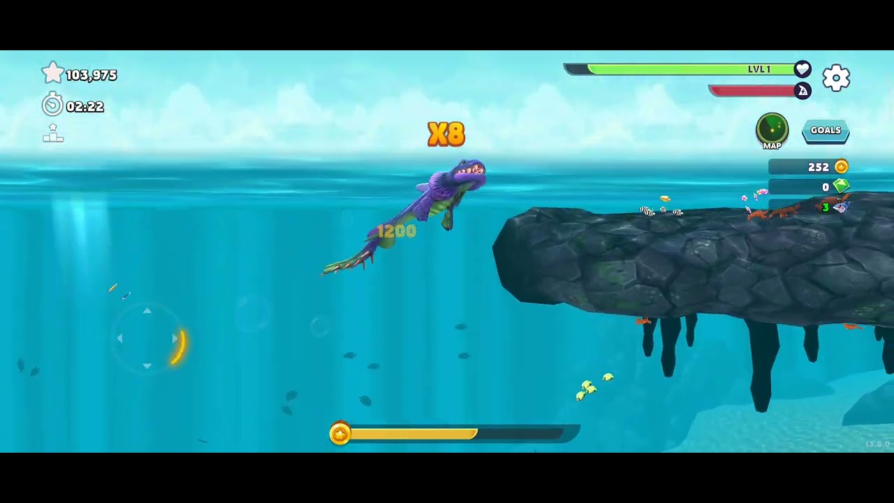 Game name = hungry Shark evolution 