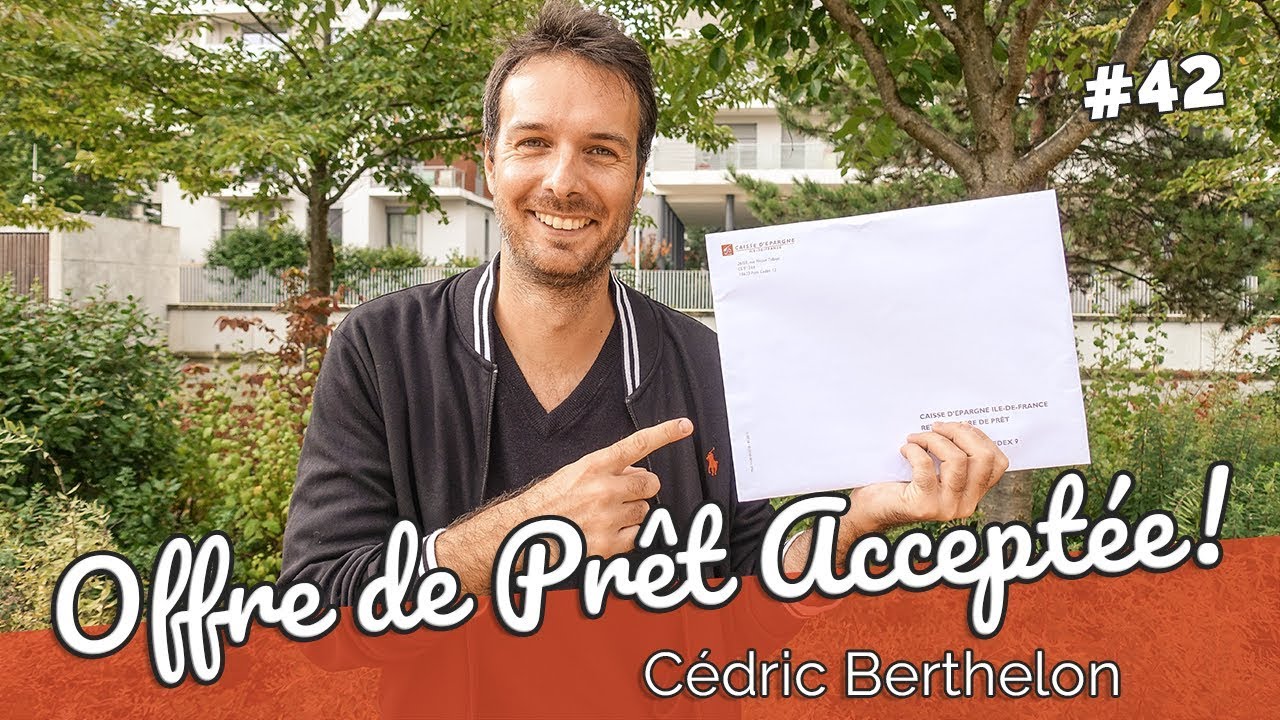 Mon offre de prêt est acceptée 😁