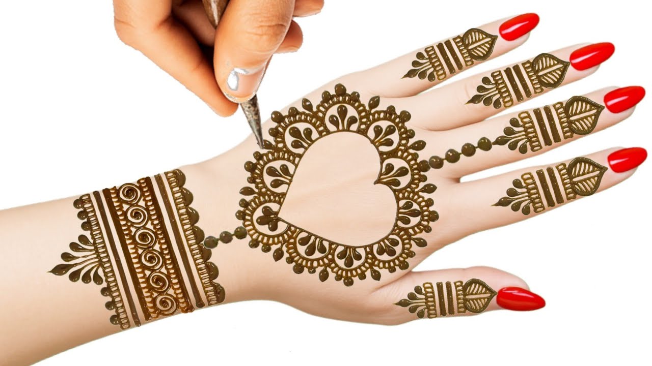 Beautiful Stylish jwellery Henna design | Simple Arabic Latest Mehndi design | henna design 