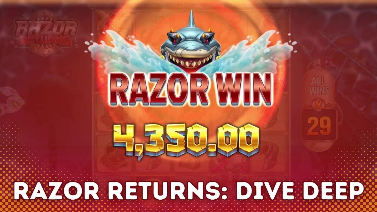 New Slot Machines 2023 🦈 Razor Returns Slot Review Max Win 🦈Best Push Gaming Slots #pushgaming