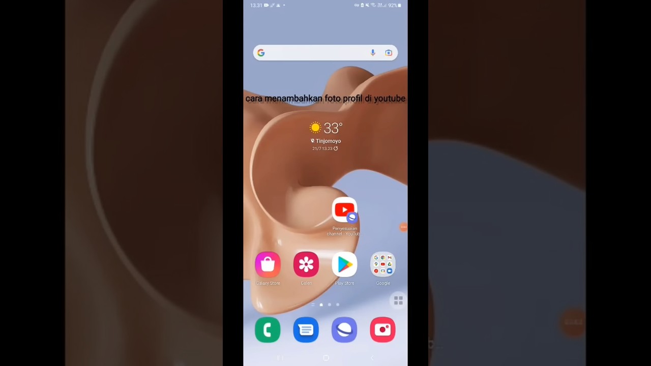 cara menambahkan foto profil di youtube 👍👍👍