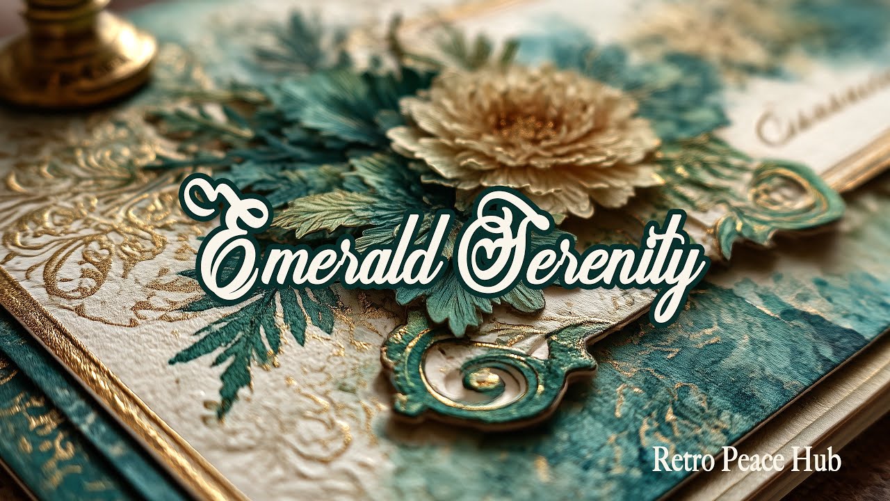Emerald Serenity: A Green Glow Journal | Retro Relaxation Music for Stress Relief, Energy Boosting