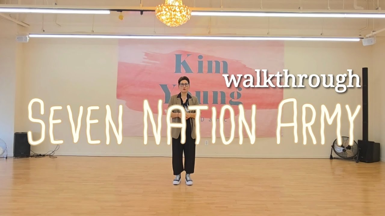 Seven Nation Army linedance walkthrough |김영라인댄스 |파주운정라인댄스 