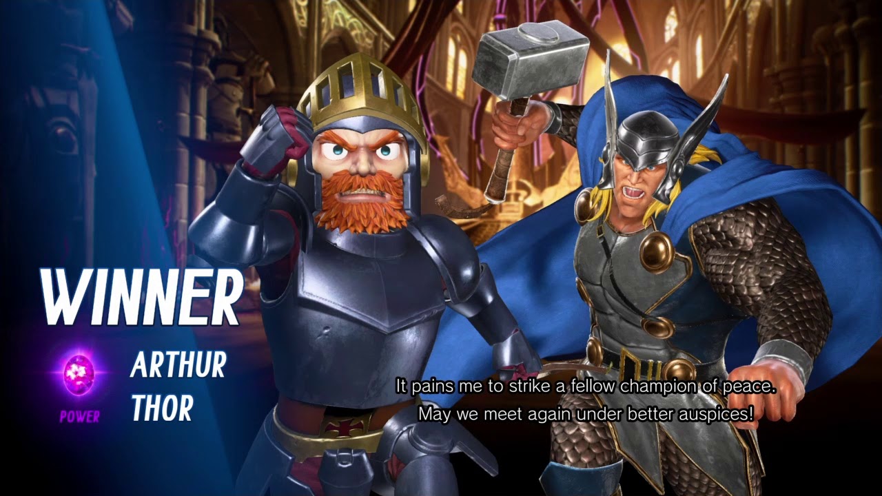 Arthur & Thor Arcade mode | Marvel vs Capcom Infinite