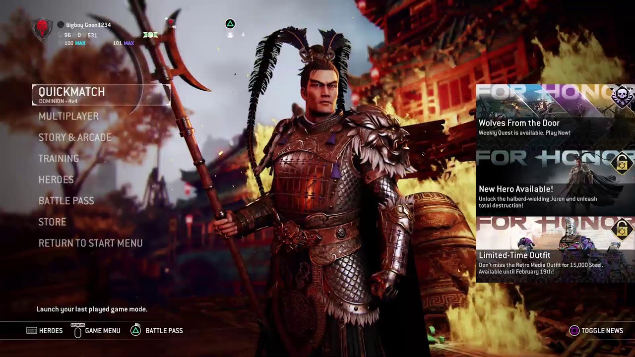 FOR HONOR stream till work