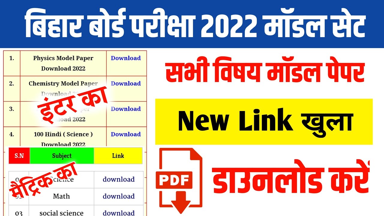 Official model paper download 2022 inter model paper download matric model paper download kaise kare