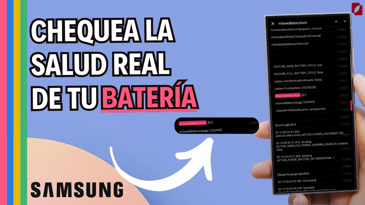 ✨Revisa el PORCENTAJE de SALUD de tu batería y sus CICLOS DE CARGA! Revisar salud de batería Samsung
