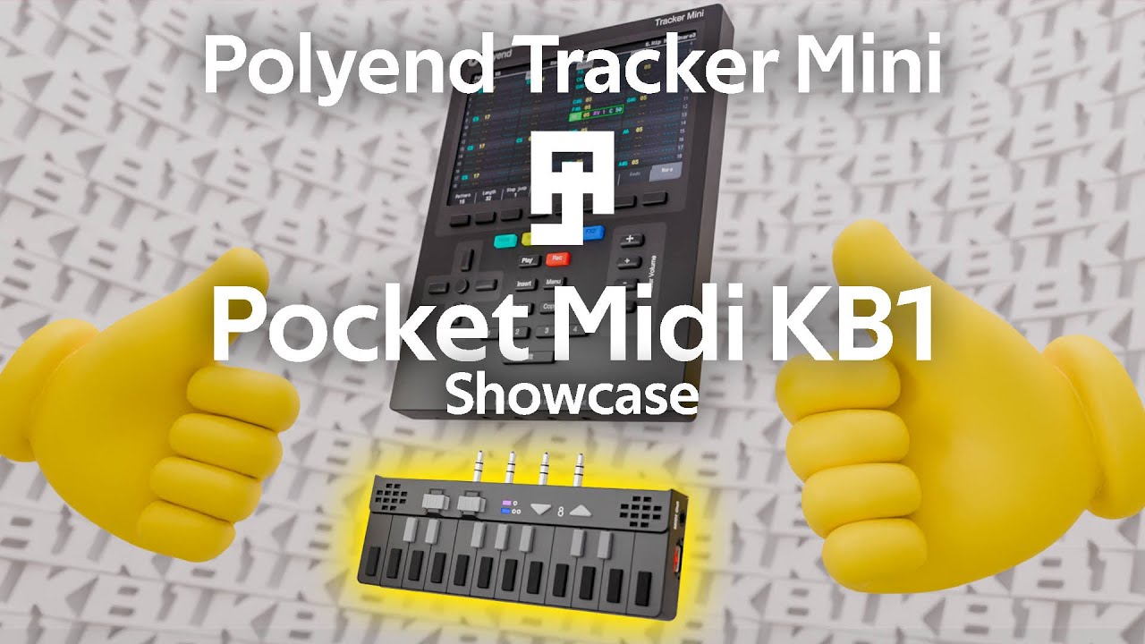 Демонстрация карманного MIDI-устройства KB1 для Polyend Tracker Mini
