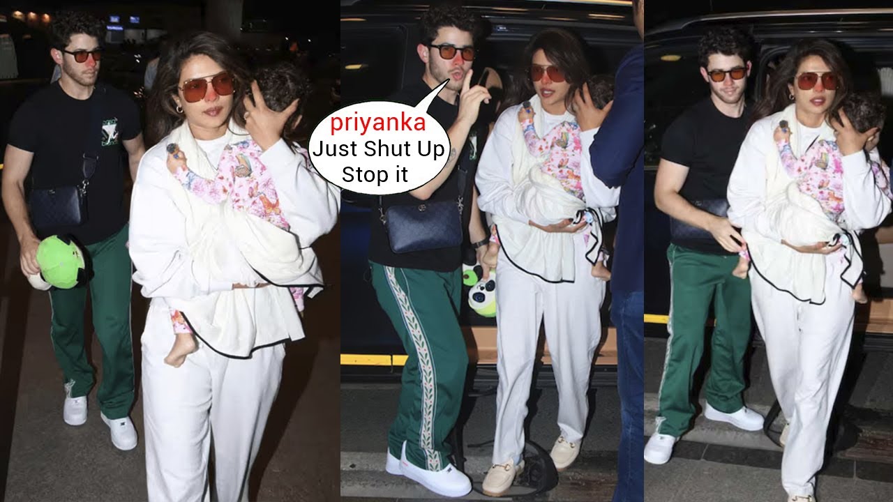 Priyanka Chopra's angry Fights with Nick Jonas infront of Media for Malti Marie Chopra Jonas