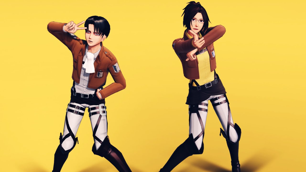 【進撃のMMD】分隊長･兵長で『アイドル新鋭隊』