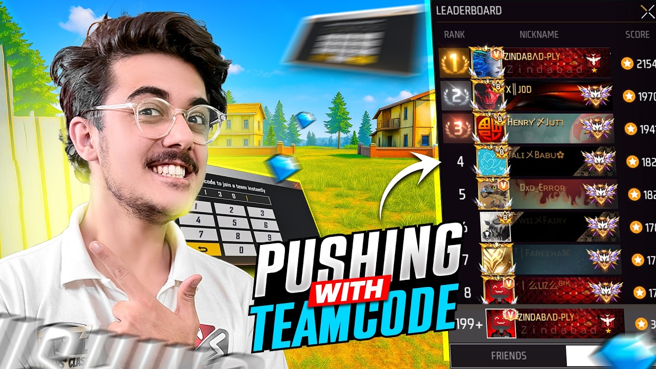 [LIVE] Mini Giveaway And Pushing With Teamcode Subscribers | Garena Free Fire