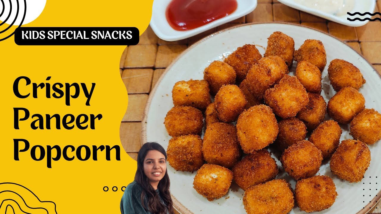 Crispy Paneer Popcorn & homemade Bread Crumbs Recipe | क्रिस्पी पनीर पॉपकॉर्न | Quick Protein Snack