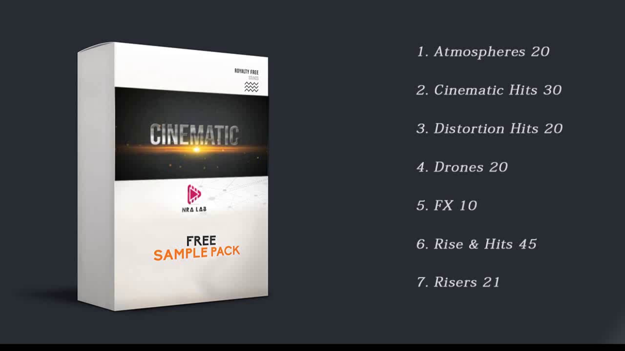 FREE Cinematic Sample Pack For Video Projects