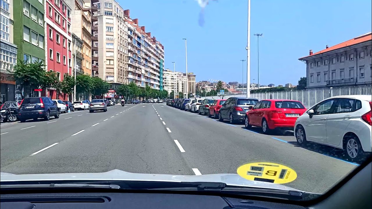 Driving Tour At Santander City.