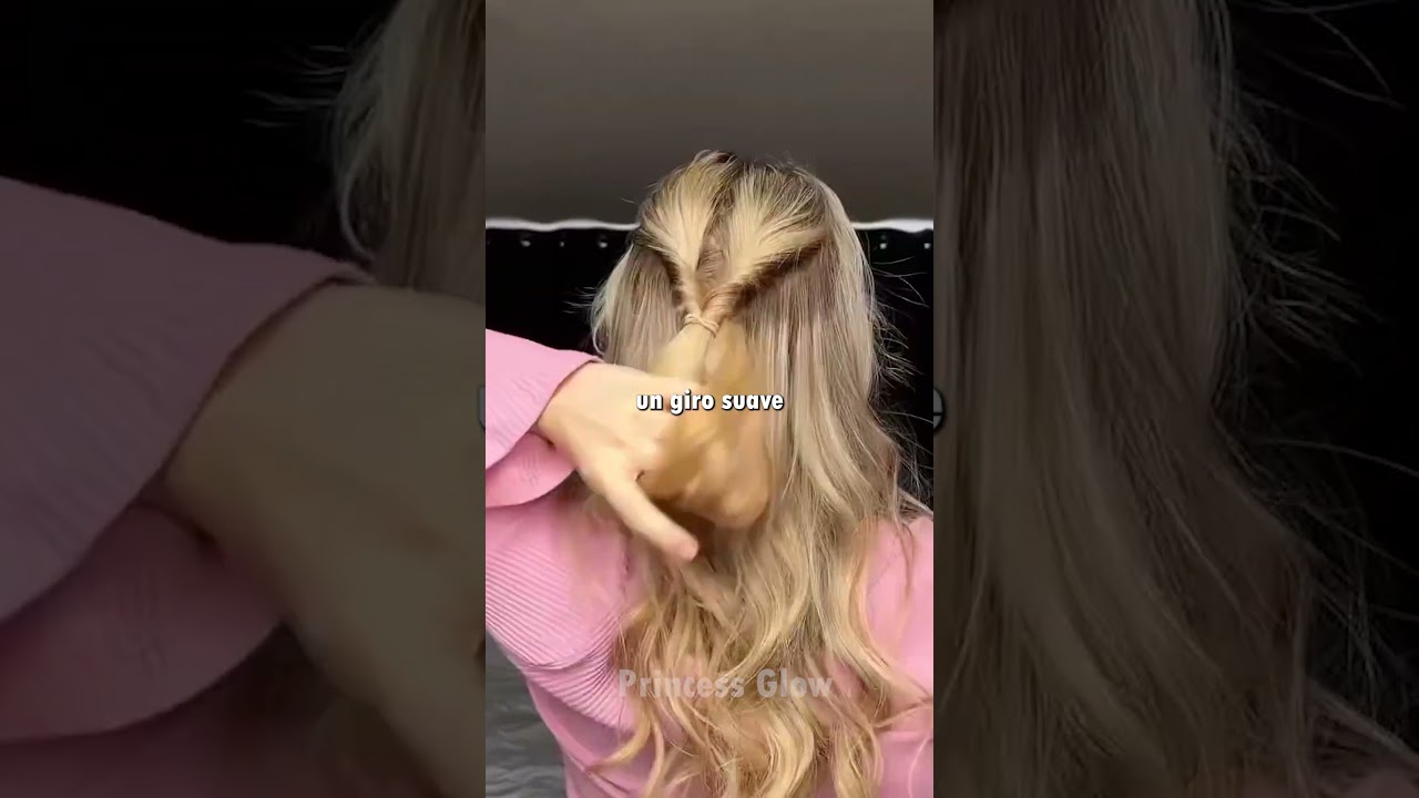 🌸 Tutorial de Peinado Soft Girl  &iexcl;El estilo con clip de flor que se est&aacute; haciendo viral!
