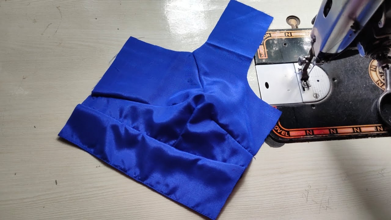 4 tucks blouse stitching| belt blouse stitching| 30