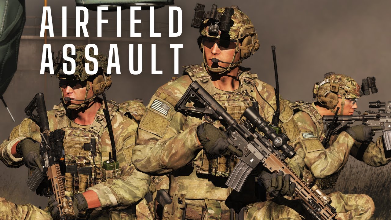 Arma 3 - US Army Rangers Airfield Assault