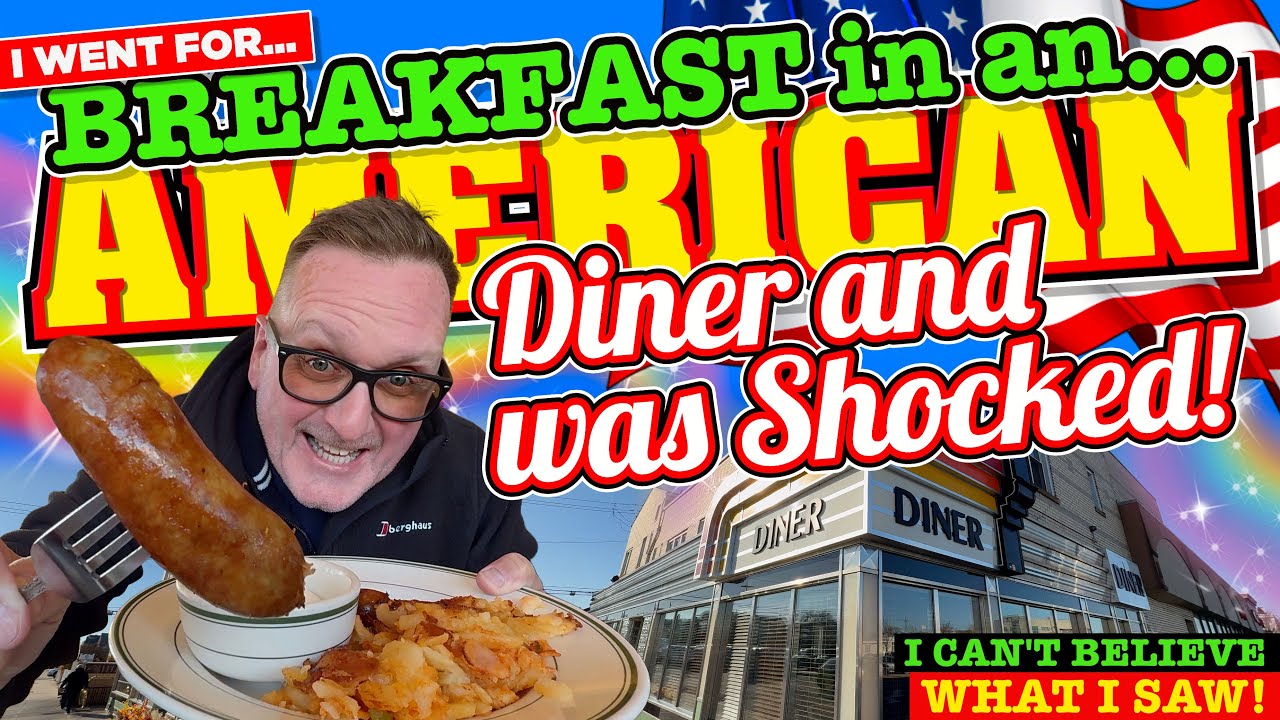 I went for BREAKFAST at an AMERICAN DINER and was SHOCKED by what I SAW...