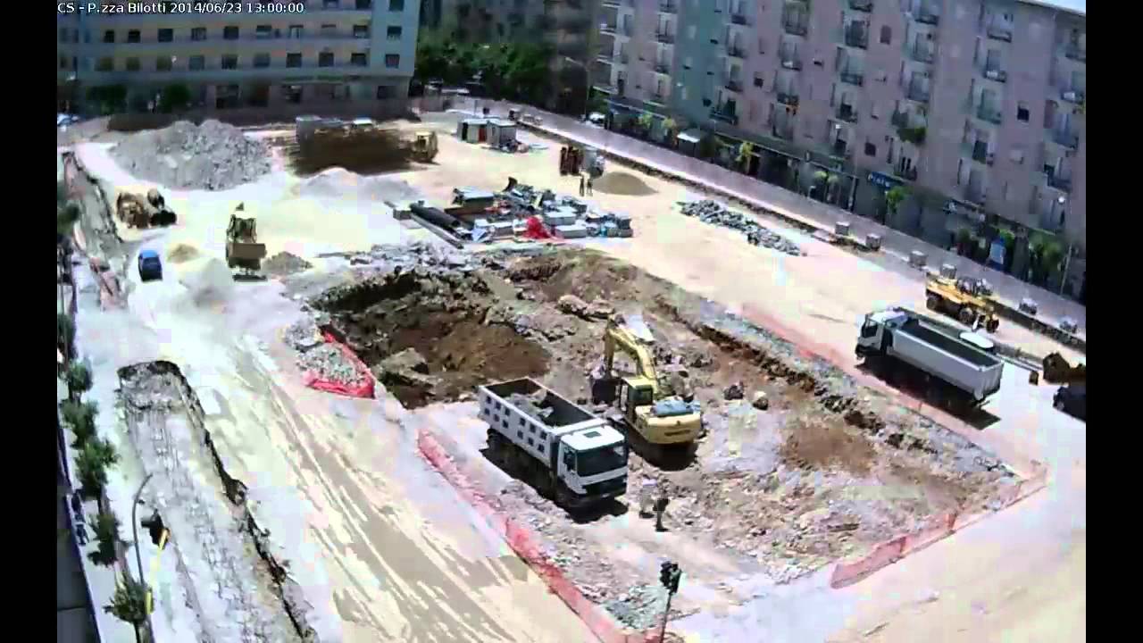 Piazza Bilotti, Città di Cosenza - Primo time-lapse