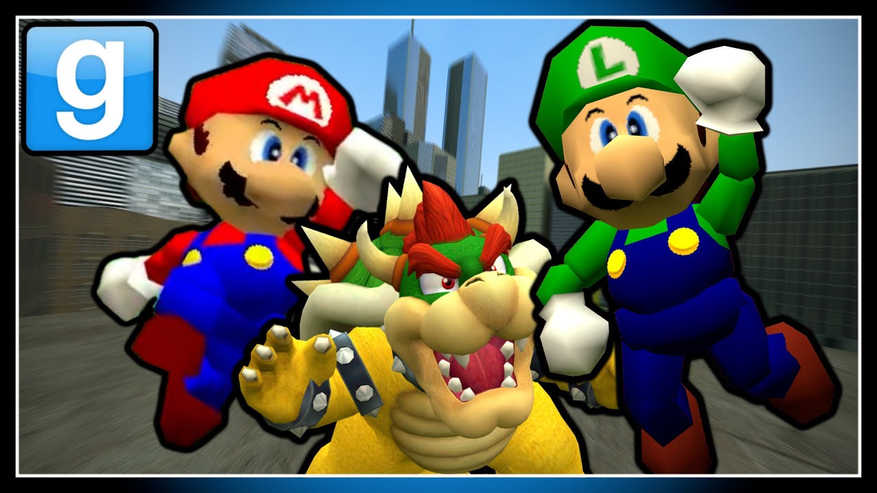 Mario and Luigi VS Bowser [GMOD] [G64]