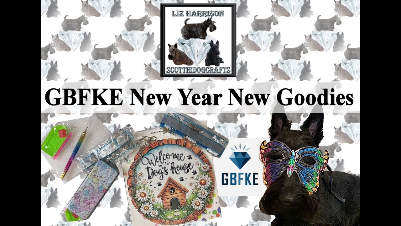 Diamond painting | UNBOXING | #gbfke | Cute New Dog Sign | New Style Glasses Case | Diamond Pen