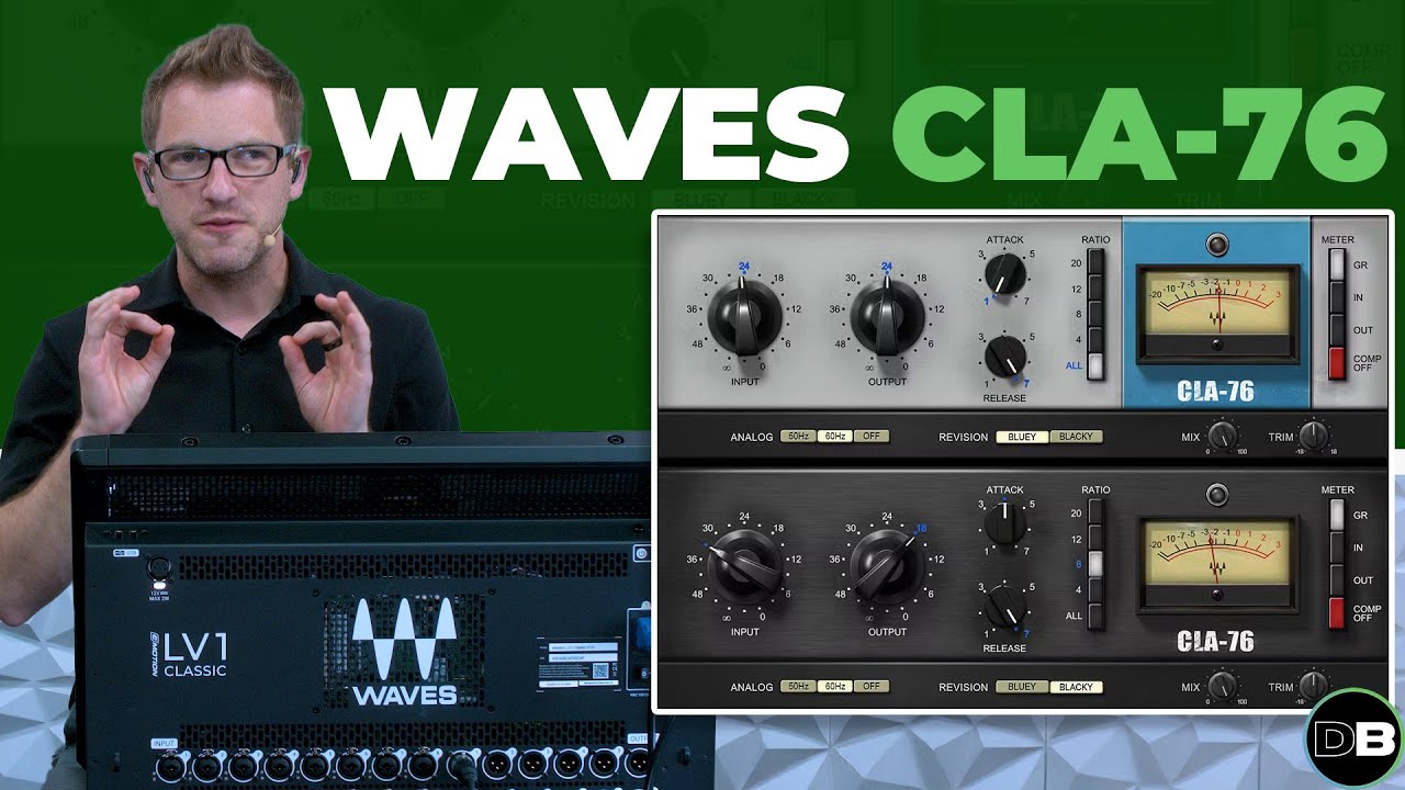 Waves CLA-76 Tutorial for Vocals | LV1 Plugin Demo