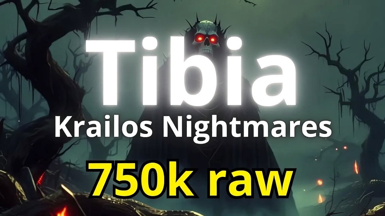 Tibia: 67 EK+ HUNT SOLO #2 Krailos Nightmares (raw 750k)