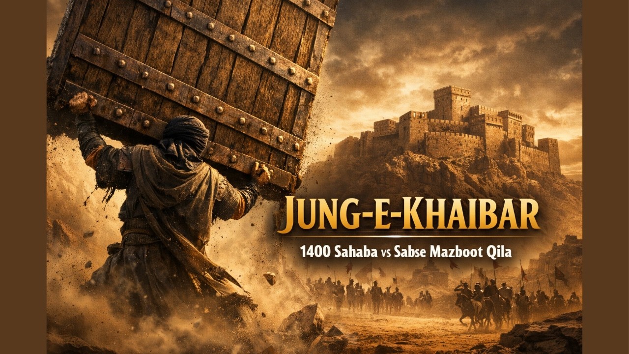 Jung-e-Khaibar | 1400 Sahaba vs Sabse Mazboot Qila | Islamic History #deenduniyaaurakhirat