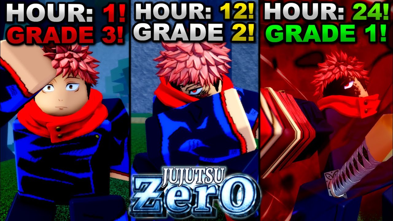 I Spent 24 Hours Becoming A Grade 1 Jujutsu Sorcerer In Roblox Jujutsu Zero... Here's What Happened!