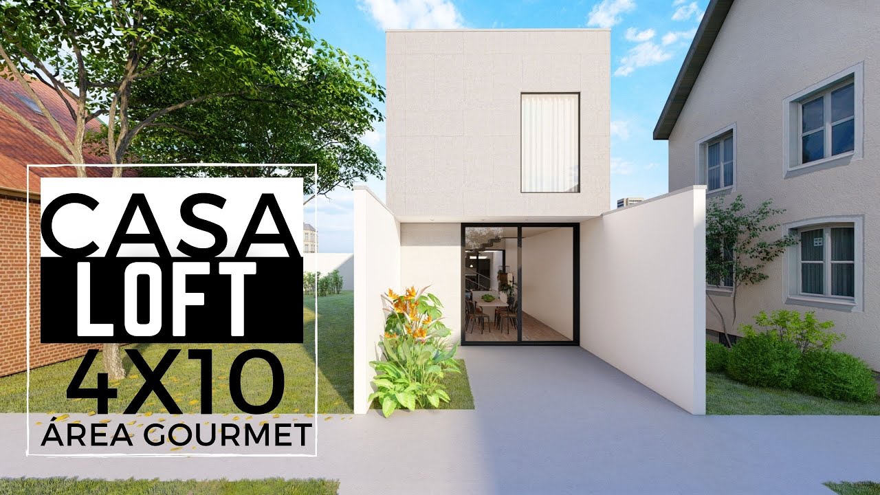 LOFT 4X10 METROS COM ÁREA GOURMET