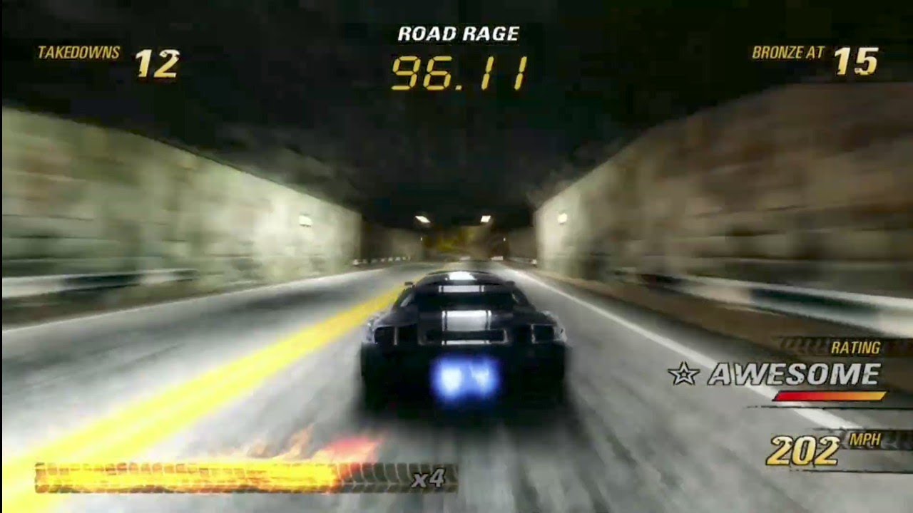 Burnout Revenge: Crashbreaker Road Rage - Fowards (Lone Peak) with Custom M-Type GT - 33 Takedowns