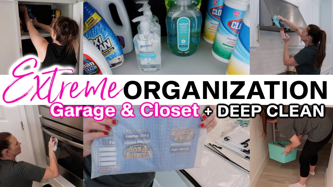 NEW! EXTREME KITCHEN ORGANIZATION IDEAS | GARAGE & CLOSET ORGANIZING, DECLUTTERING | DEEP CLEAN