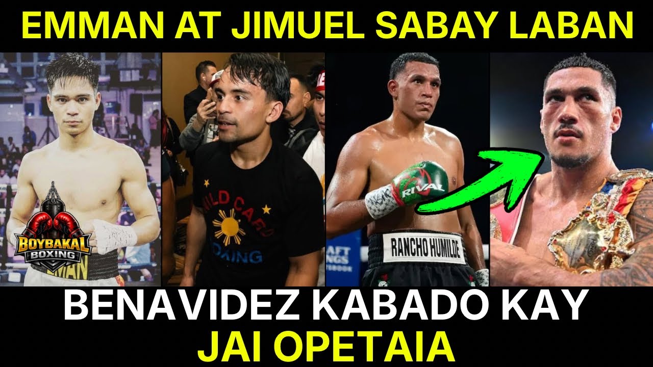 Emman At Jimuel Pacquiao Sabay Ang Laban | Benavidez KABADO Kay Opetaia | Wilder MaKnockout