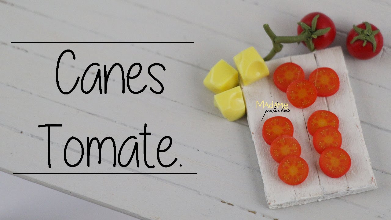 Cane Tomate / Tomato Cane (Tuto Fimo / polymer clay)