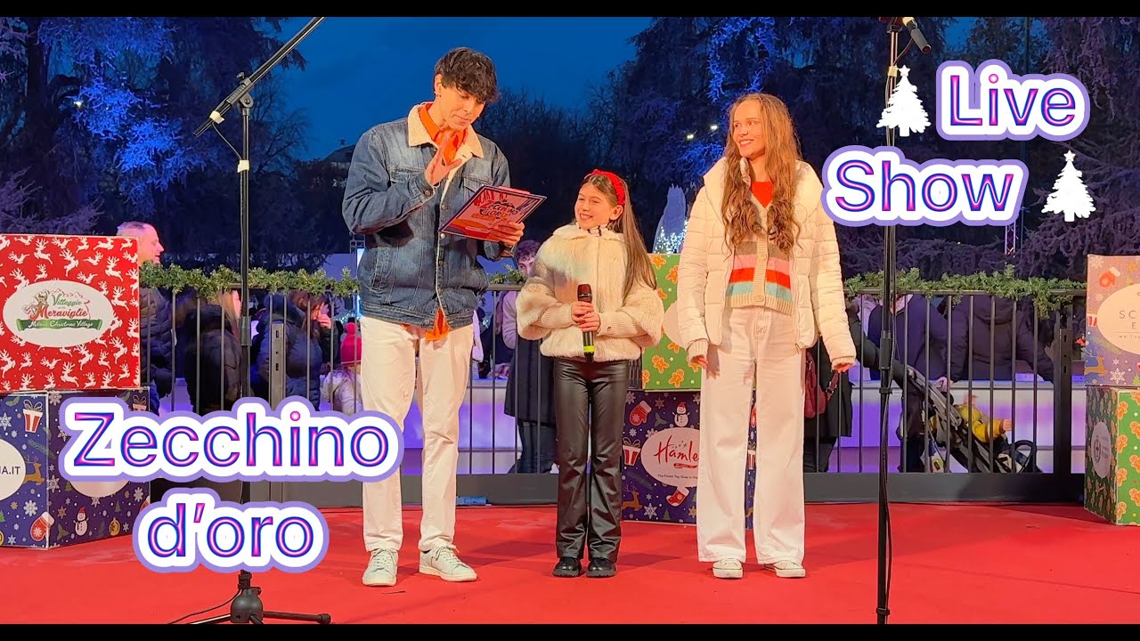 ZECCHINO D’ORO Live Show – Spettacolo di NATALE al Villaggio delle Meraviglie (casting show)
