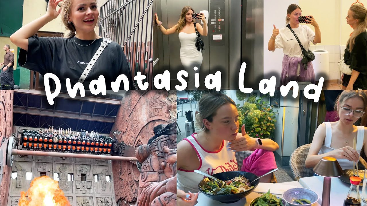 ERSTES MAL richtig ACHTERBAHN fahren (im Phantasialand) omgg - Vlog | Sonny Loops