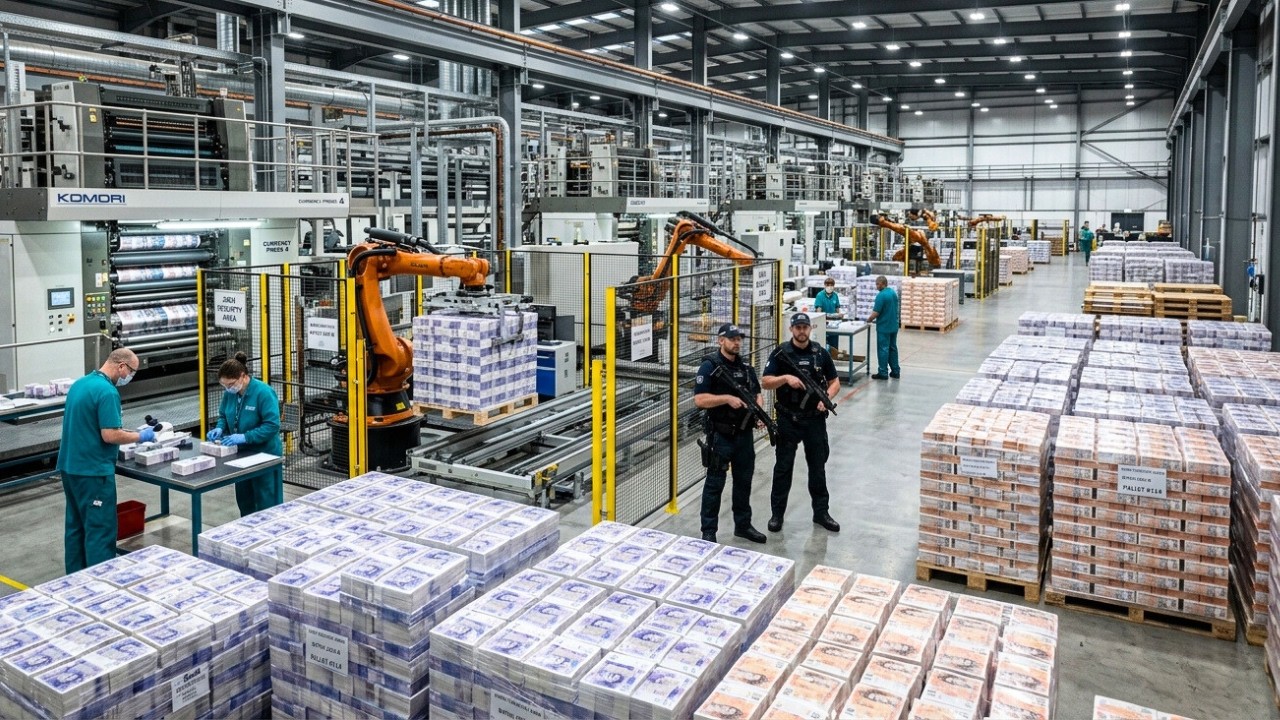 Inside the UK Money Factory | You Won&rsquo;t Believe How British Pounds Are Printed!