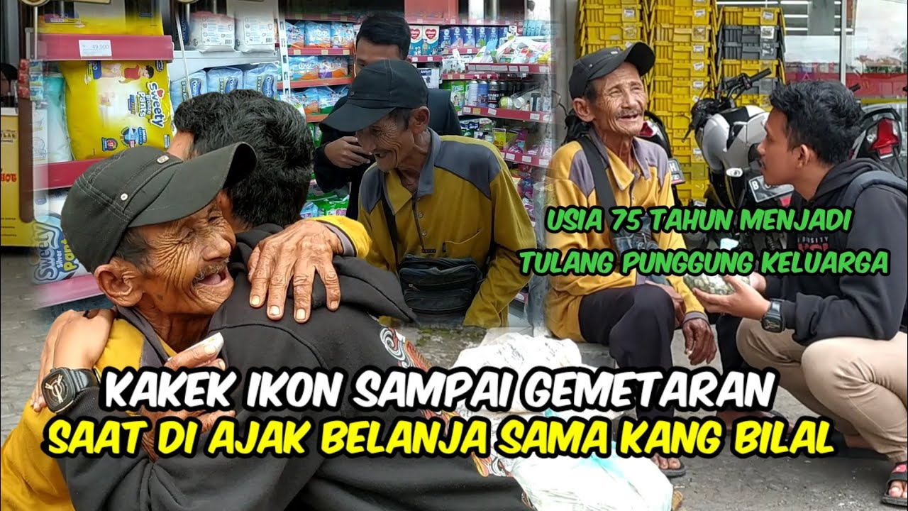KAKEK IKON PENJUAL KACANG KELILING,KAGET TIBA-TIBA DAGANGANNYA DI BORONG !